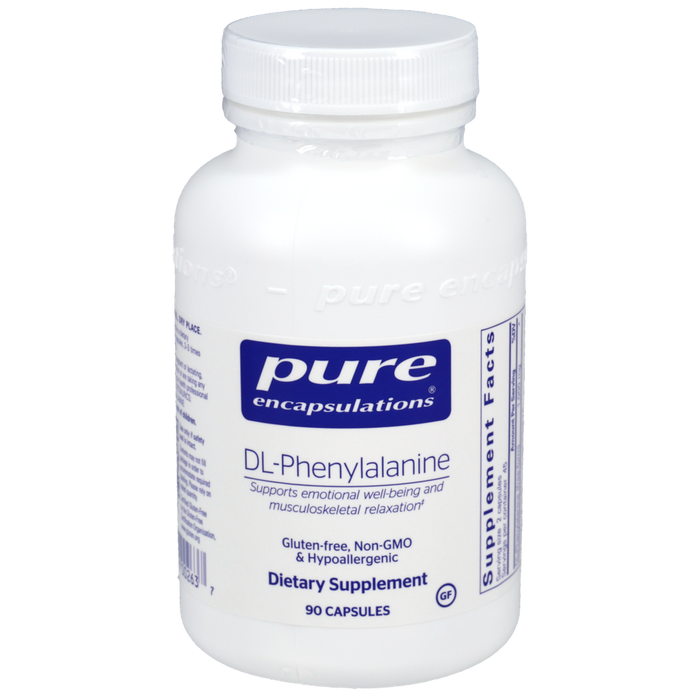 DL-Phenylalanine 500 mg 90 vegetarian capsules by Pure Encapsulations