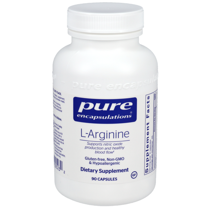 L-Arginine 700 mg 90 vegetarian capsules by Pure Encapsulations