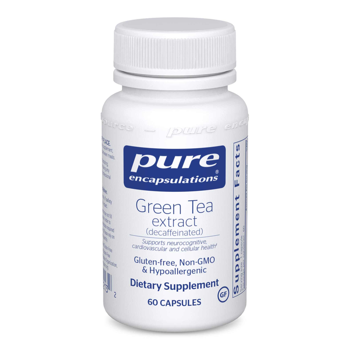 Green Tea extract decaffeinated 60 vegetarian capsules by Pure Encapsulations