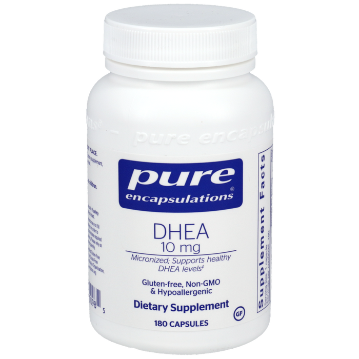DHEA micronized 10 mg 180 vegetarian capsules by Pure Encapsulations