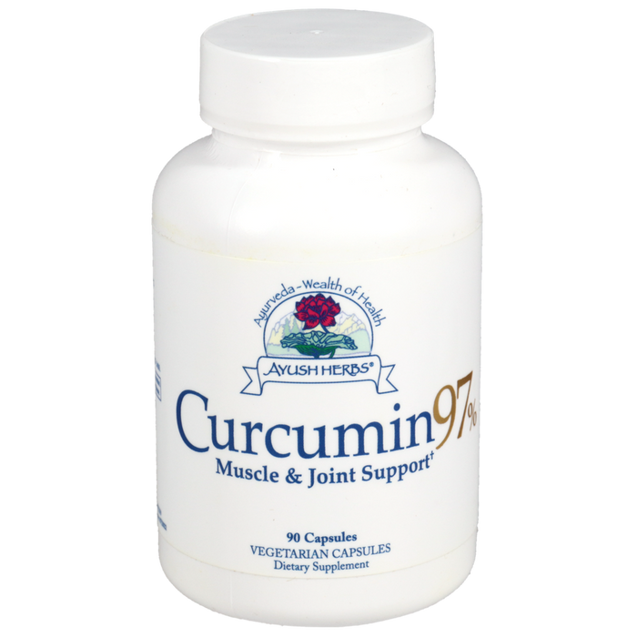Curcumin 97% 90 Capsules by Ayush Herbs