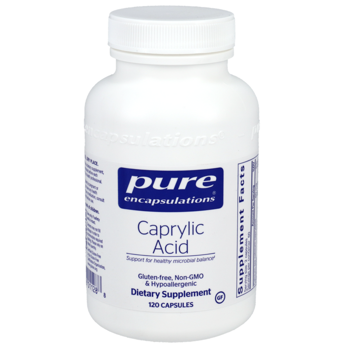 Caprylic Acid 120 vegetarian capsules by Pure Encapsulations