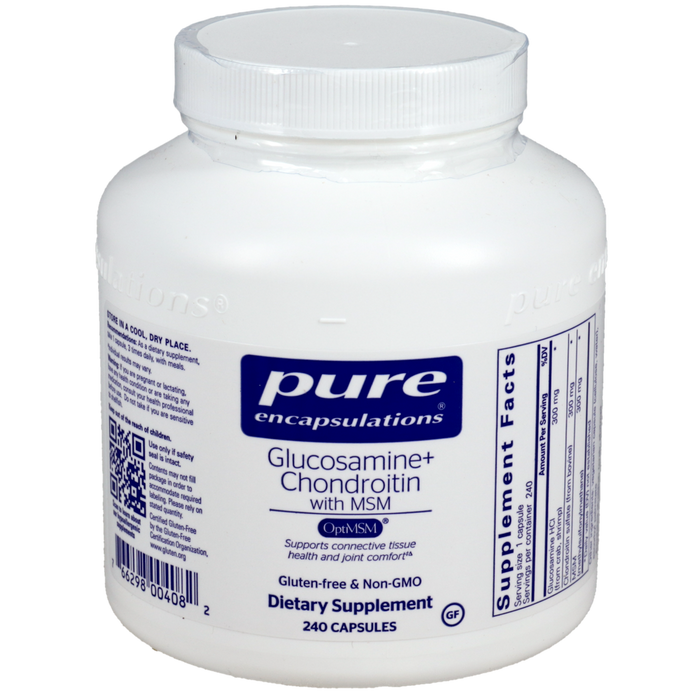 Glucosamine Chondroitin with MSM 240 vegetarian capsules by Pure Encapsulations