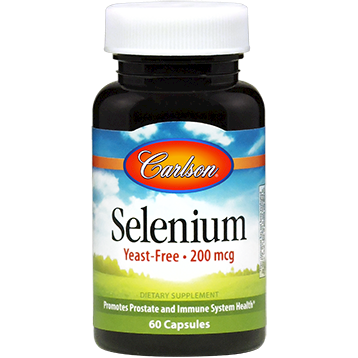 Selenium 200 mcg 60 capsules by Carlson Labs