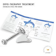 Cryotherapy Beauty Tools (Stainless Steel Pro Grade) Roller & Gua-sha – PROPOWAX™ Series by Apiceuticals