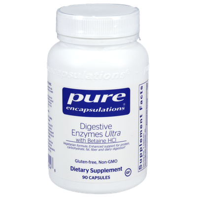 Digestive Enzymes Ultra with Betaine HCl 90 capsules by Pure Encapsulations