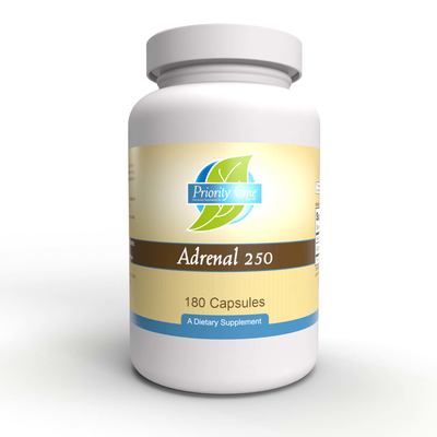 Adrenal 250 mg 180 capsules by Priority One