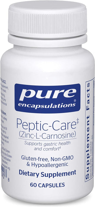 Peptic Care (Zinc-L-Carnosine) 60 vegetarian capsules by Pure Encapsulations