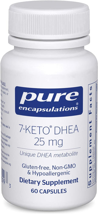 7-Keto DHEA 25 mg 120 vegetarian capsules by Pure Encapsulations