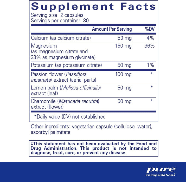 Muscle Cramp-Tension Formula 60 vegetarian capsules by Pure Encapsulations
