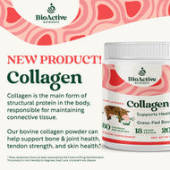 Unflavored Collagen with Hyaluronic Acid 60 oz by BioActive Nutrients