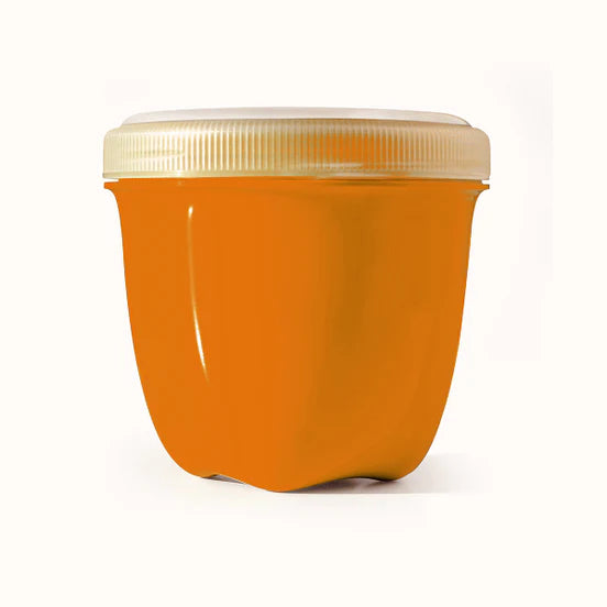 Food Storage Mini Round Orange 8 oz by Preserve