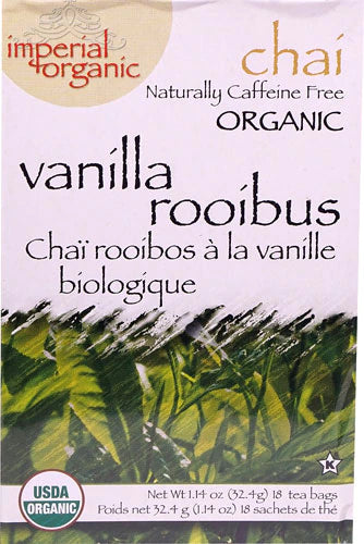 Organic Vanilla Rooibos Chai Tea 18 Bags by Uncle Lee's Tea