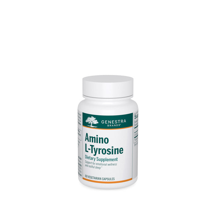 Amino L-Tyrosine 475 mg 60 vegetarian capsules by Genestra