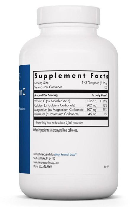 Buffered Vitamin C Powder 240 grams by Allergy Research Group