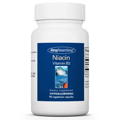 Niacin Vitamin B3 250 mg 90 vegetarian capsules by Allergy Research Group