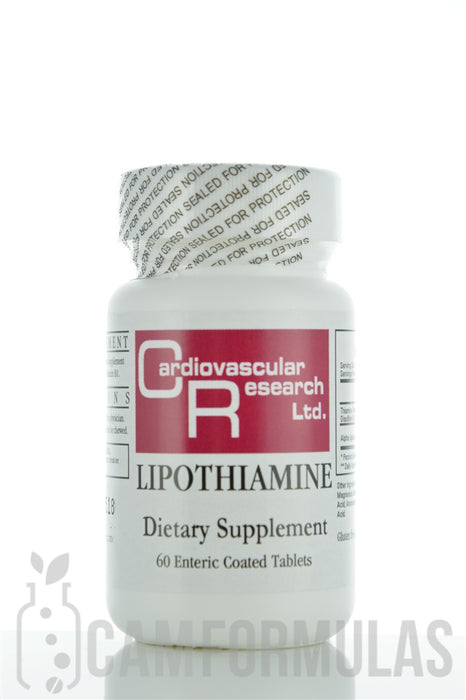 Lipothiamine 60 enteric coated tablets by Ecological Formulas