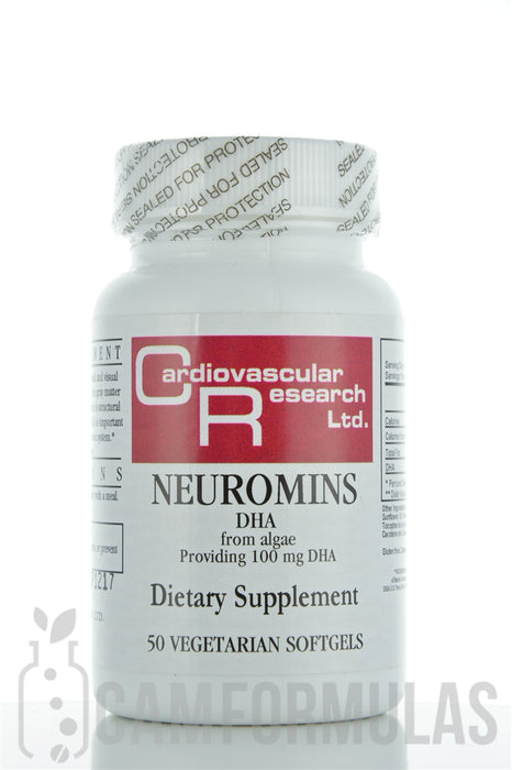 Neuromins DHA 100 mg 50 vegetarian softgels by Ecological Formulas