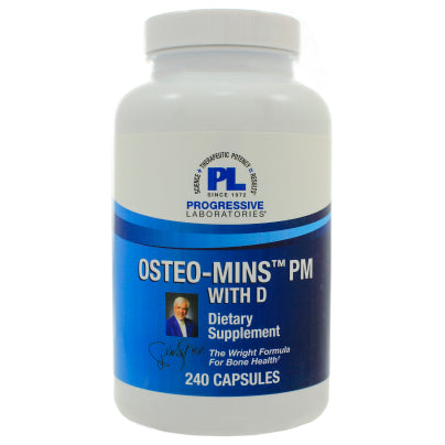 Osteo-Mins PM with D 240 capsules by Progressive Labs