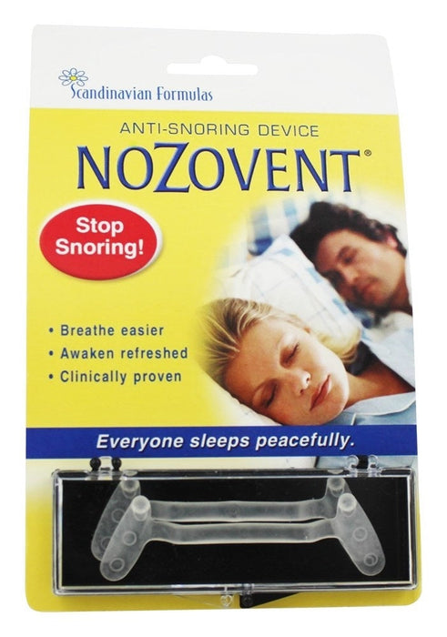 Nozovent Anti-Snoring Device 2 Pieces by Scandinavian Formulas