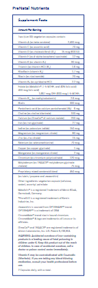 PreNatal Nutrients 120 capsules by Pure Encapsulations
