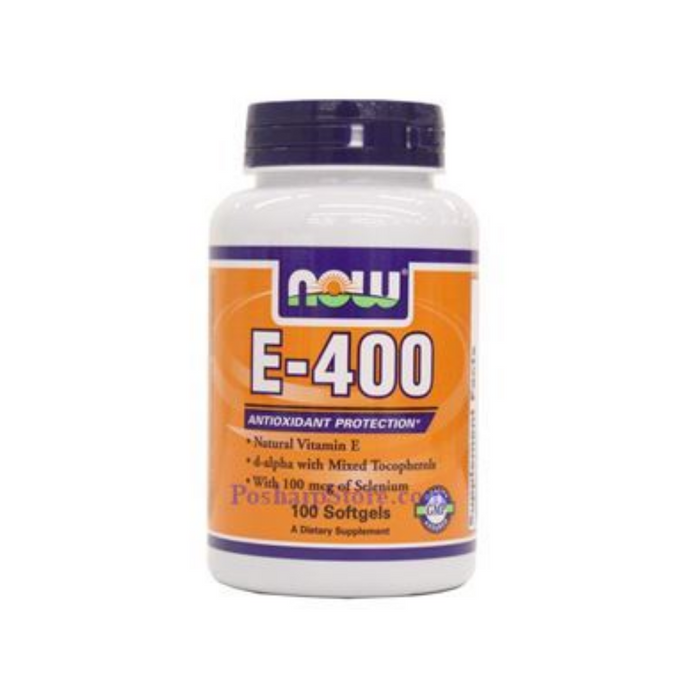 E-400 Mixed Tocopherols 100 softgels by NOW Foods