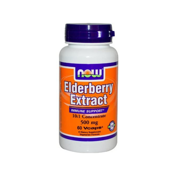Elderberry Extract 500 mg 60 vegetarian capsules by NOW Foods