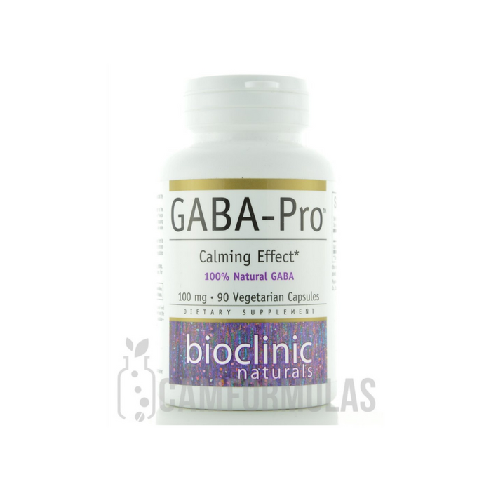 GABA-Pro Natural 90 vegetarian capsules by Bioclinic Naturals