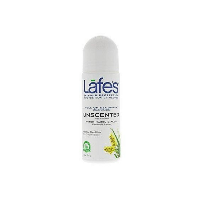 Lafe's Roll-On Deodorant Unscented 3 oz by Lafe's Natural Bodycare