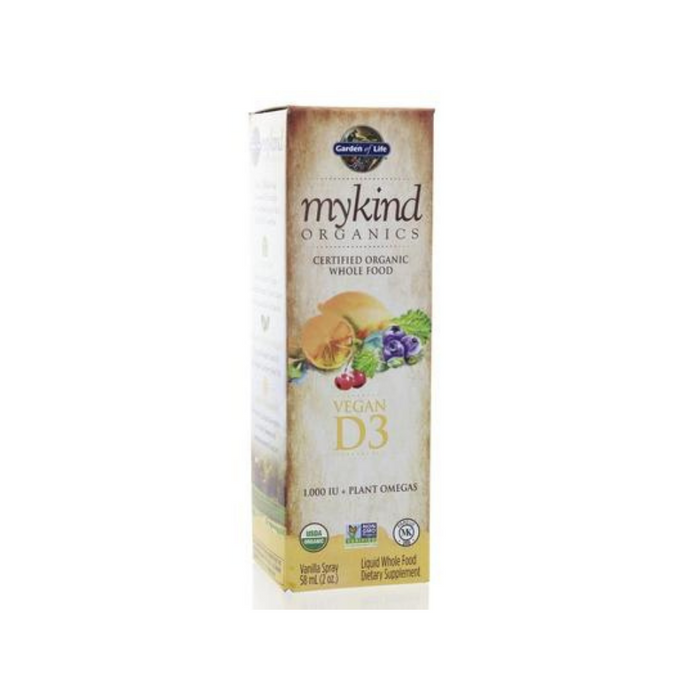 Mykind Organics Vegan D3 Spray 2 Ounces by Garden of Life