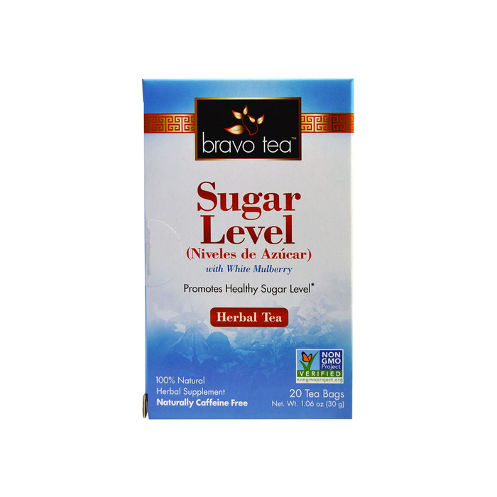 Sugar Level Tea 20 Bags by Bravo Tea