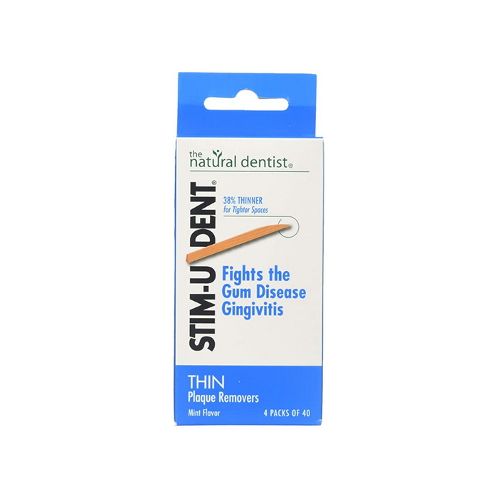Stim-U-Dent Plaque Removers Thin 4 Packets by Natural Dentist