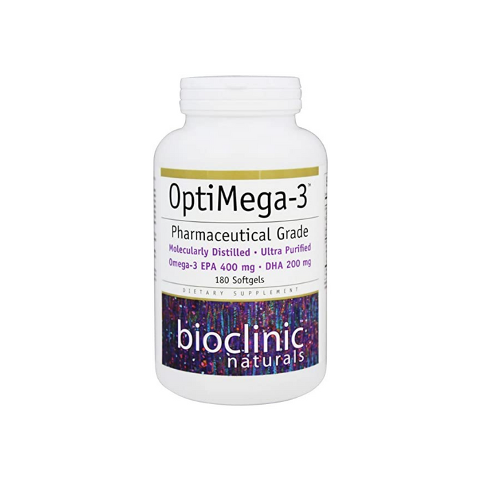 OptiMega-3 180 softgels by Bioclinic Naturals