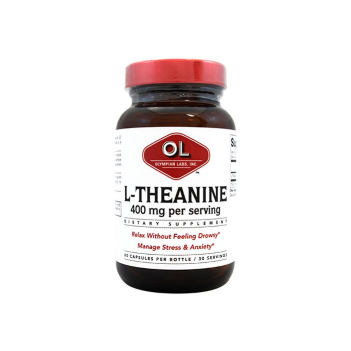 L Theanine 200mg 60 Capsules by Olympian Labs