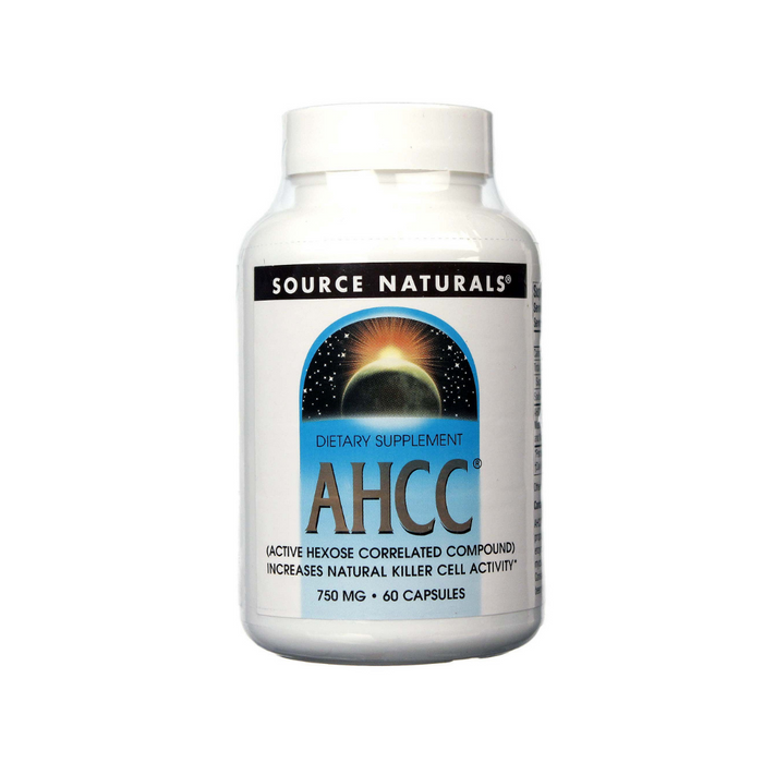 AHCC 750 mg 60 capsules by Source Naturals