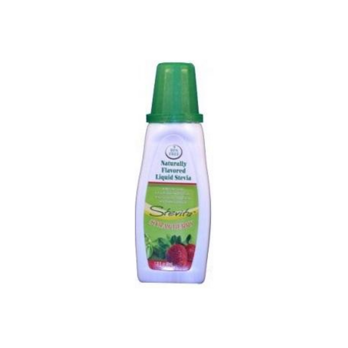 Liquid Strawberry 1.35 oz Convenient plastic drop-tip squeeze bottle by Stevita