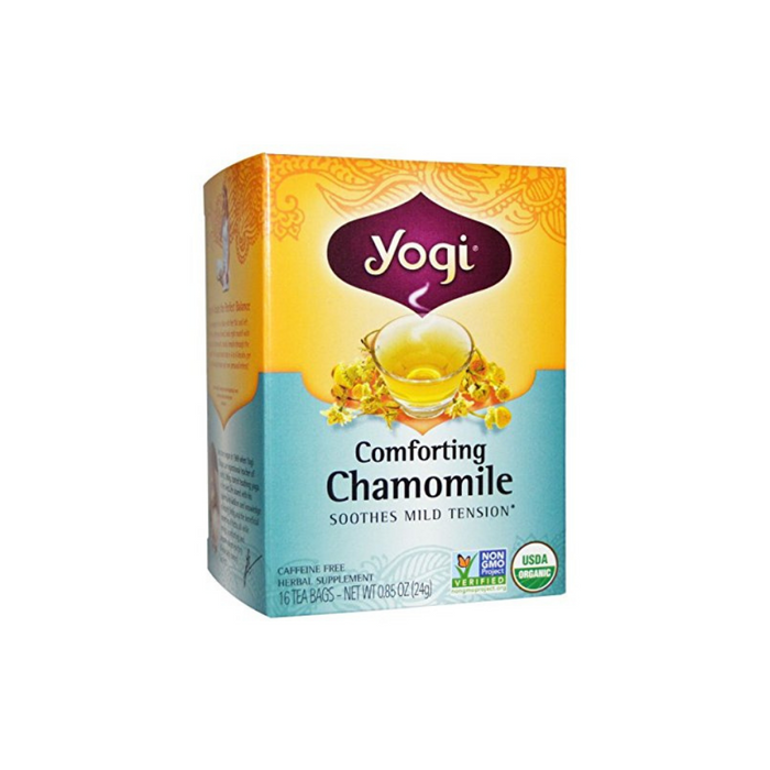 Comforting Chamomile Tea 16 Bags by Yogi Tea