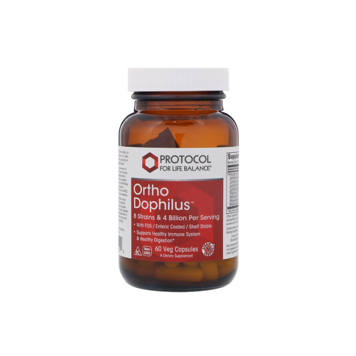 Ortho Dophilus 60 vegetarian capsules by Protocol For Life Balance