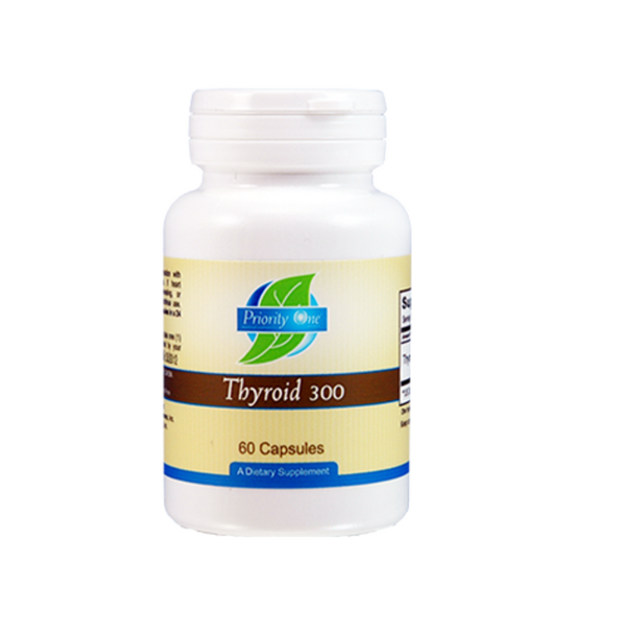 Thyroid 300 mg 60 Capsules by Priority One