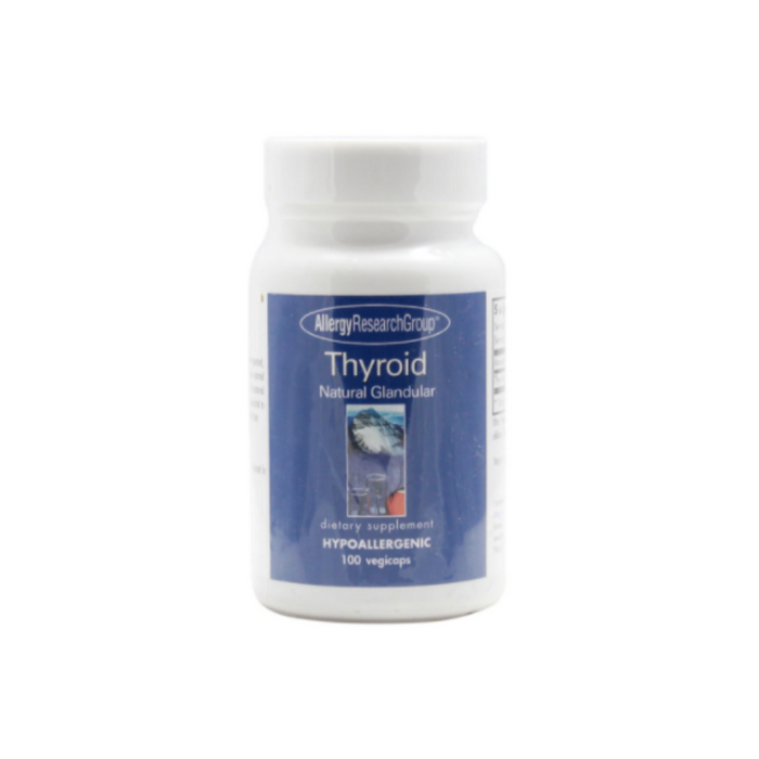 Thyroid Natural Glandular 100 vegetarian capsules by Allergy Research Group