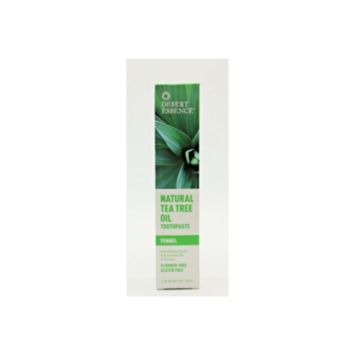 Toothpaste Tea Tree Oil Fennel 6.25 Oz by Desert Essence