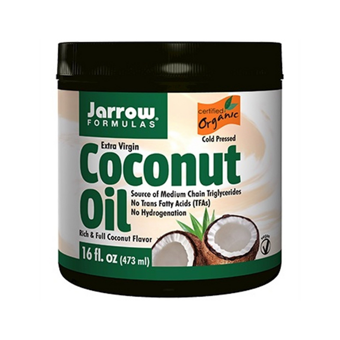 Extra Virgin Coconut Oil 16 Oz by Jarrow Formulas
