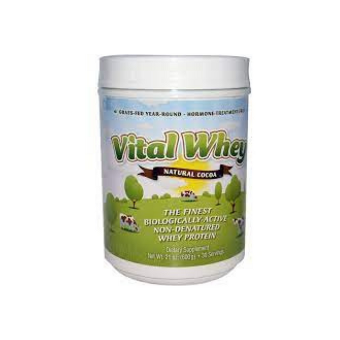 Vital Whey Natural Cocoa 21 oz by Well Wisdom