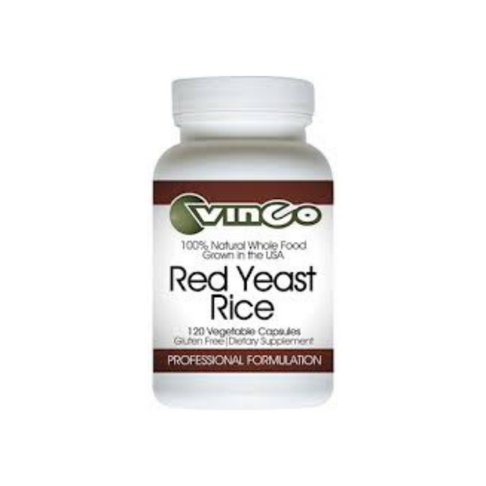Red Yeast Rice (Rx) 600 mg 120 Vegetarian Capsules by Vinco