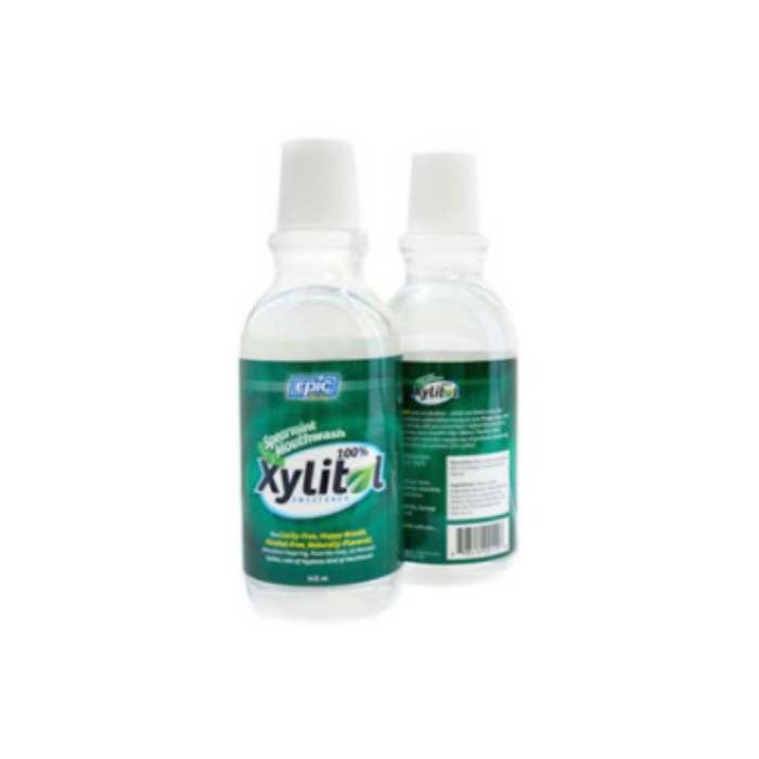 Xylitol 25% Oral Rinse Spearmint 16 oz by Epic