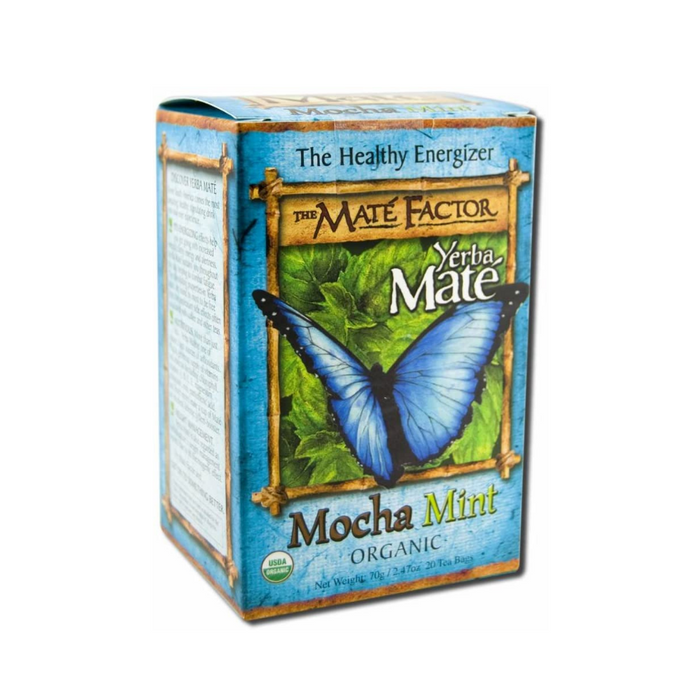 Yerba Mate Organic Tea Mocha Mint 20 Bags by Mate Factor