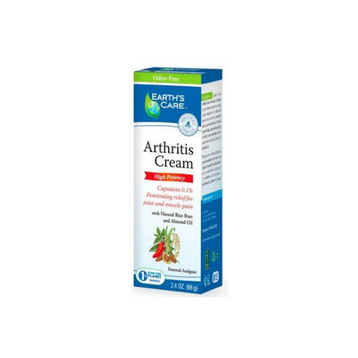 Arthritis Cream 2.4 oz by Earth's Care
