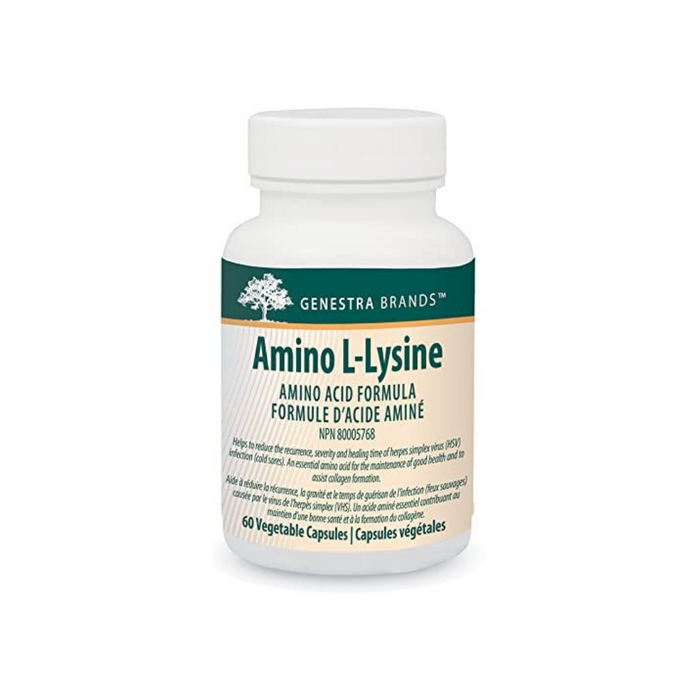 Amino L-Lysine 60 vegetarian capsules by Genestra