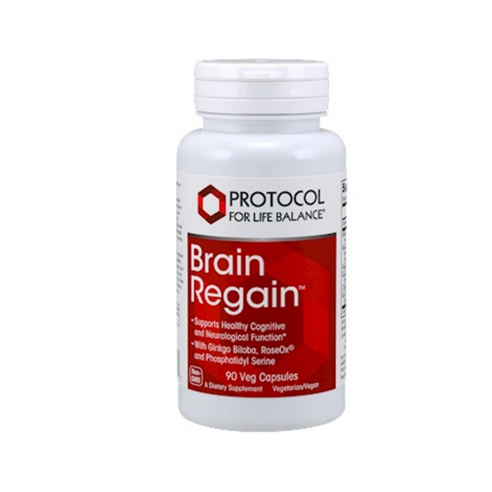 Brain Regain 90 vegetarian capsules by Protocol For Life Balance