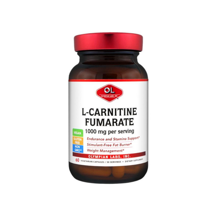 L-Carnitine 500mg 60 Capsules by Olympian Labs